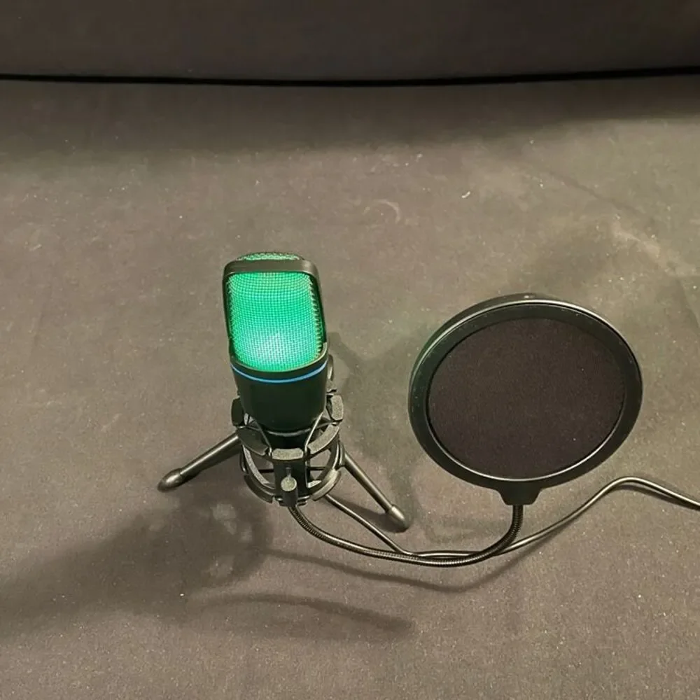 Gaming RGB Mic With Pop Filter